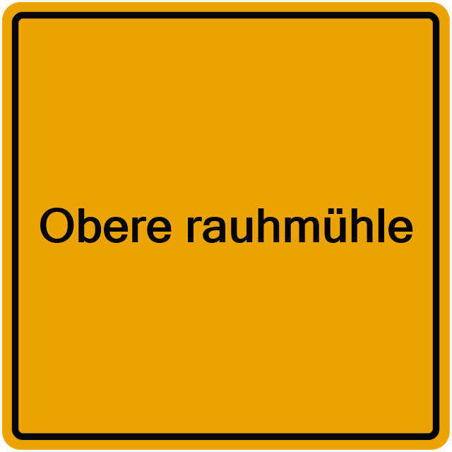 Einwohnermeldeamt24 Obere rauhmühle